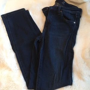 AG Mid-Rise Cigarette Jeans